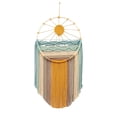 thumbnail image 2 of Boho Sun Macrame Wall Hanging, 60cm Hand-Woven Cotton Tapestry for Bedroom, Living Room & Apartment Decor, 2 of 9