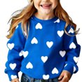 thumbnail image 1 of Manga larga vestido de línea para las mujeres imprimir casual suelto sudadera con capucha, forrado de lana cálido manga larga cuello redondo suéter para invierno otoño uso diario, 1 of 8