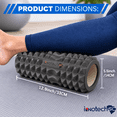 thumbnail image 4 of INNOTECH SC 12.9 x 5.5 Inch Foam Roller - EVA Foam Deep Tissue Massage Roller for Muscle Recovery, Yoga, Fitness, Stretching & Physical Therapy – Black, 4 of 8