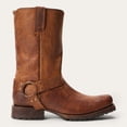 thumbnail image 2 of Men's Stetson Heritage Harness Biker Leather Boots Handcrafted Brown, 2 of 7