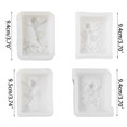 thumbnail image 4 of Tizuqe Fairy Shaped Fondant Silicone Mold Cake Chocolate Mold Soap Moulds Candle Molds for Epoxy Clay Making 19 Styles Choose, 4 of 21
