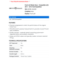 thumbnail image 2 of Front Left Brake Hose - Compatible with 2011 - 2013 Ford Expedition - Dorman, 2 of 2