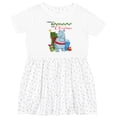 thumbnail image 3 of Inktastic I Want a Hippopotamus for Christmas Girls Toddler Dress, 3 of 5