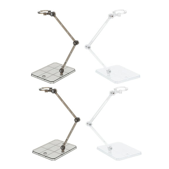 WHAMVOX 4pcs Action Figure Flight Stand Doll Model Support Stand Assembly Action Figure Stand Doll Display Holder Adjustable Plastic Stand For Action Figures