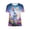 Blue, variant on Womens Plus Size Easter Tops 2026 Sunner T-Shirt Cute Bunny Graphic Casual Crew Neck Short Sleeve Loose Tunic Tops