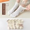 thumbnail image 1 of Calcetines cortos de mujer, calcetines de verano de malla fina, calcetines náuticos transpirables, calcetines casuales de moda para mujer, 1 of 5