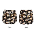 thumbnail image 5 of Lsque Flower Fox Printed Women's Running Shorts with Liner Pockets,Elastic Quick Dry Workout Athletic Gym Yoga Shorts,Womens High Waist Shorts-Large, 5 of 9