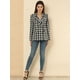thumbnail image 3 of Chaqueta formal Allegra K Día de San Patricio para mujer con solapa con muesca y Doble botonadura Negro XS, 3 of 6