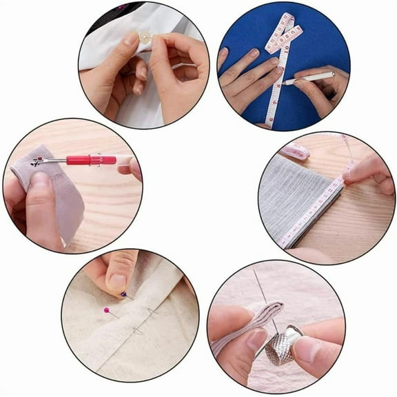 Sewing kit, 229 pcs Sewing Accessories, Friendly for Beginner and Professional for Worker, Suitable for Travel, Home, School and DIY Gift, Needles, Scissors, 41XL Thread Spools