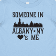 thumbnail image 4 of Inktastic Albany New York Skyline Someone Loves Me Boys or Girls Baby T-Shirt, 4 of 5