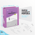 thumbnail image 2 of 3 Ring Binder 1.5 Inch Purple, 1 ½ inch Binder Clear View Cover with 2 Inside Pockets, Colored School Supplies Office and Home – by Enday, 2 of 7