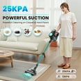 thumbnail image 3 of YOMA Cordless Vacuum Cleaner, Ultra-Lightweight Stick Vacuum, 40mins Runtime, 6 in 1 Powerful Handheld Vacuum for Home Hard Floor Carpet Pet Hair, 3 of 11