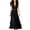 Black, variant on SAWOBUUN Womens Button Down Shirt Dress Sleeveless V Neck Lapel Maxi Dress Summer Casual Work Office Vacation Sundress