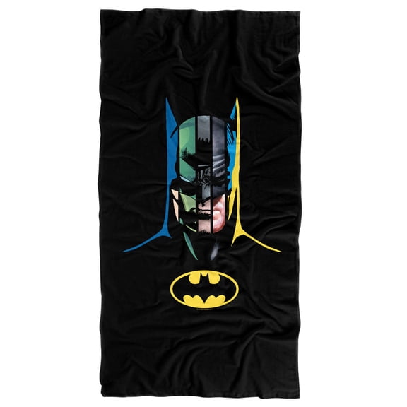 Batman 80 Years Many Faces Officially Licensed Beach Towel 30' X 60'