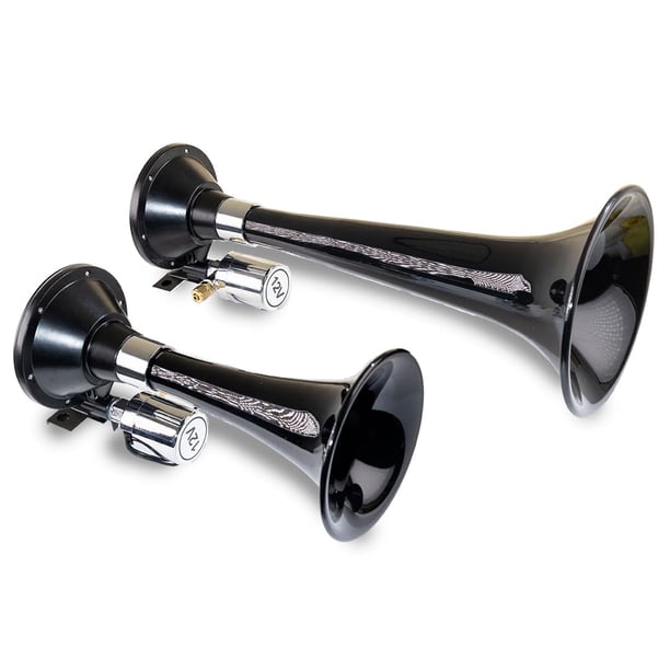 Bocinas de Aire Kleinn 220 Bocina Doble de Tren 12V Negra