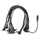 thumbnail image 1 of Fuente de Alimentación de Adaptadores de 9 V en Cadena Tipo Margarita  Divisor de Pedal de Guitarra shamjiam Cable adaptador de cadena de 11 vías, 1 of 7