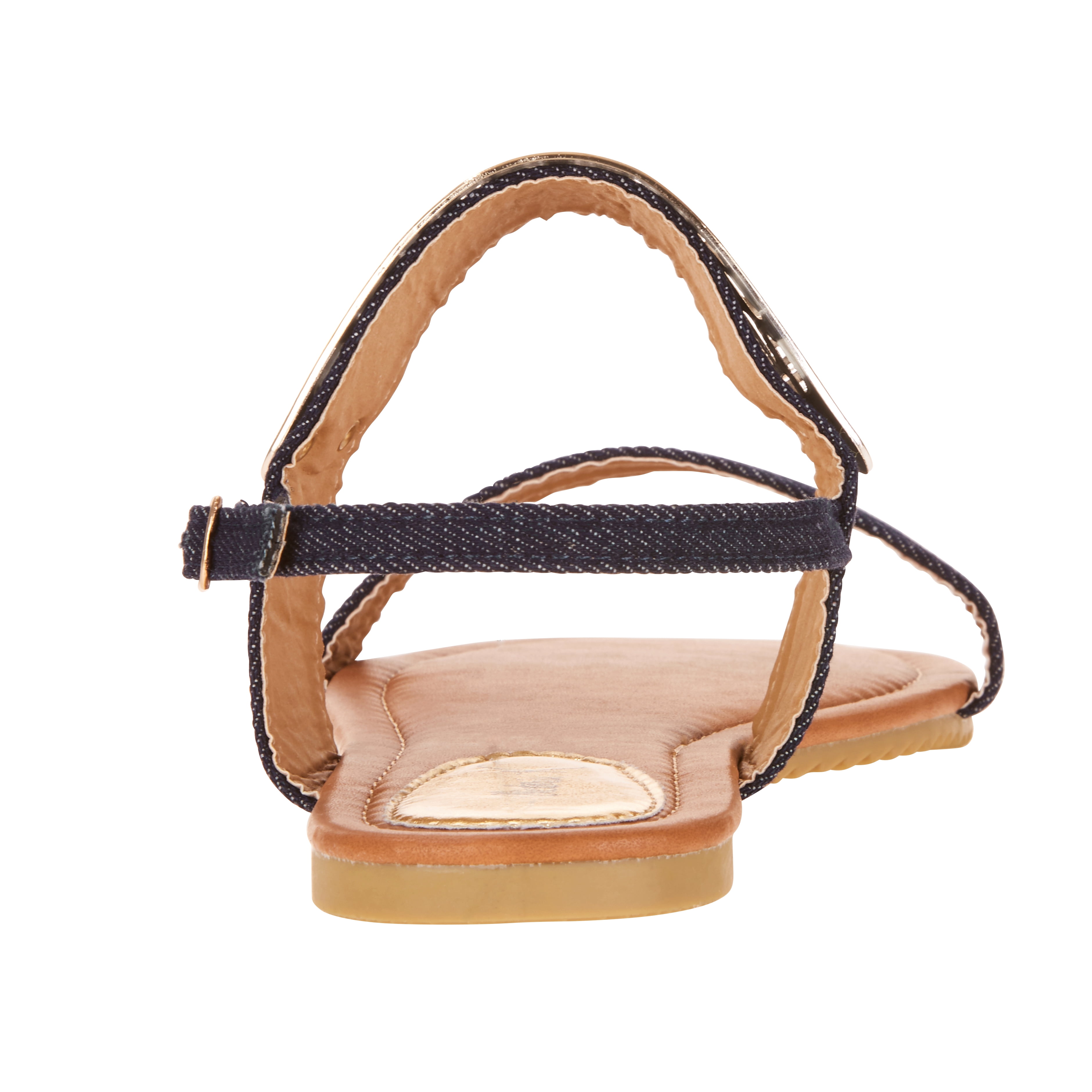 Victoria K Women's Gold Cuff Fashion Sandals