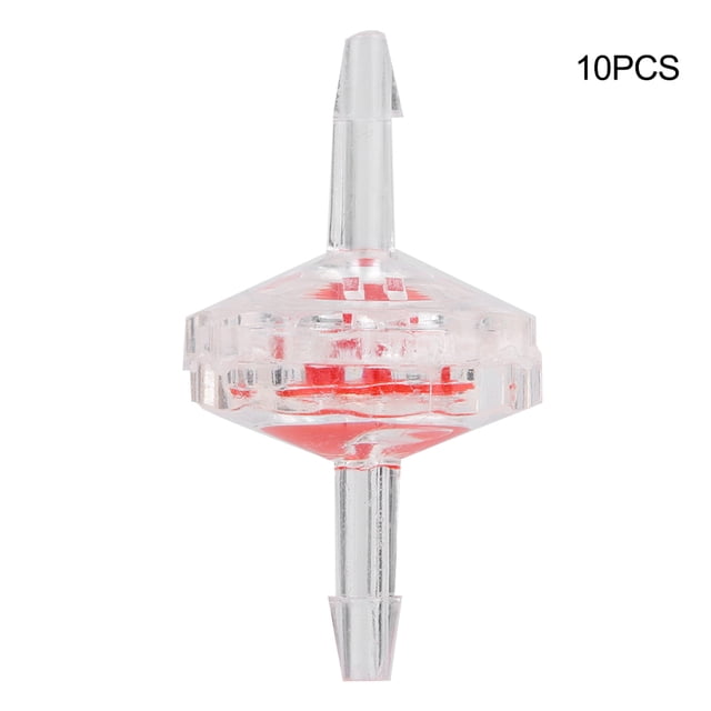Air Pump Check Valve 10Pcs 3/ 5/ 7mm Optional Water Stop Valve, Durable Waterstop Accessory Prevent Water Backflow Fish Store For Fish Aquarium Household