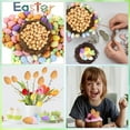 thumbnail image 5 of 100 Pcs Easter Speckled Eggs 1.18 in Foam Speckled Eggs Bowl and Vase Filler Chicken Eggs for DIY Spring Displays and Easter Decorations (Coffee), 5 of 8