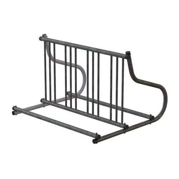 Madrax Bike Rack,2-Sided,8-Bike,48 in.,Silver QS-GR110-G