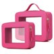 thumbnail image 1 of Bolsa de maquillaje Pinkmik, transparente, impermeable, para cosméticos de viaje, 1 of 7