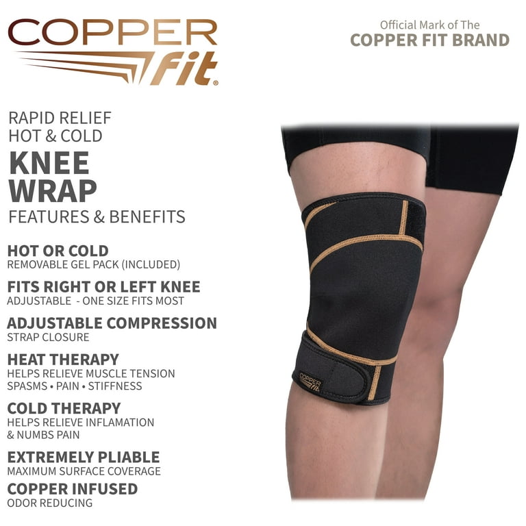 Copper Fit® Natural Motion Knee Brace, Adjustable and Breathable, One Size  Fits Most