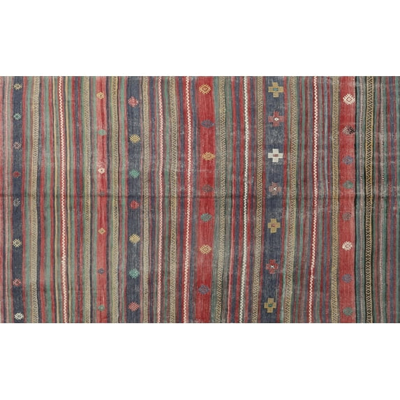 Ahgly Company Indoor Rectangle Contemporary Chestnut Brown CON3074X Area Rugs, 5' x 7'