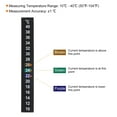 thumbnail image 4 of Uxcell Temperature Strips Adhesive Digital Temperature Sticker 50 to 104 Fahrenheit 5 Pack, 4 of 7