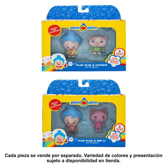 Figuras Plim Plim Figuras 2 Pack 85040 Varios Modelos 1 Pieza