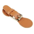 thumbnail image 4 of Buckle Handbag Leather Replacement Handmade Buckles Wallet Accessories Bag 9.5x2cm Brown, 4 of 8