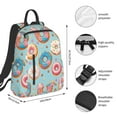 thumbnail image 2 of Fotbe Colorful Donut Mochila Ligera para Hombres y Mujeres - Duradera y Resistente al Agua, Ideal para Escuela, Trabajo, Viajes y Uso Diario, 2 of 7