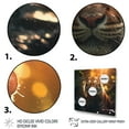 thumbnail image 3 of Designart "Double Exposure Tiger Lensflare form I" Landscapes Floater Framed Wall Art Print, 3 of 7