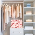 thumbnail image 4 of Yayeee Collapsible Cube Storage Bin with Lid Fabric Closet Decorative Basket with Handles, Bunnies and Hearts, 4 of 7