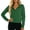 Dark Green #73, variant on Women's Half Zip Cropped Pullover Sweatshirt for Workout and Fall Winter Dark Green S