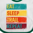 thumbnail image 4 of Inktastic Trail Runner Nature Running Boys or Girls Baby Bib, 4 of 4
