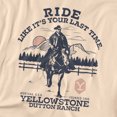 thumbnail image 2 of Yellowstone T-Shirt Ride Like It'S Your Last Time Unisex Graphic Tee for Men & Women, 2 of 7