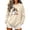 Beige#B, variant on HomeDM Halloween Long Sleeve Sweatshirts Pumpkin Graphic Pullover Tops Crew Neck Cute Ghost