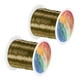 thumbnail image 1 of 2 rollos de alambre para joyería de 0.3 mm, calibre 28, 328 pies de alambre de cobre para hacer joyas/plantar/tejer/manualidades, alambres de metal suave [100M, tono bronce], 1 of 7