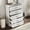 White, variant on Vabches Farmhouse 5 Drawer Dresser with Metal Handle, Tall Wood Chest of Drawers for Living Room Bedroom,White Brown