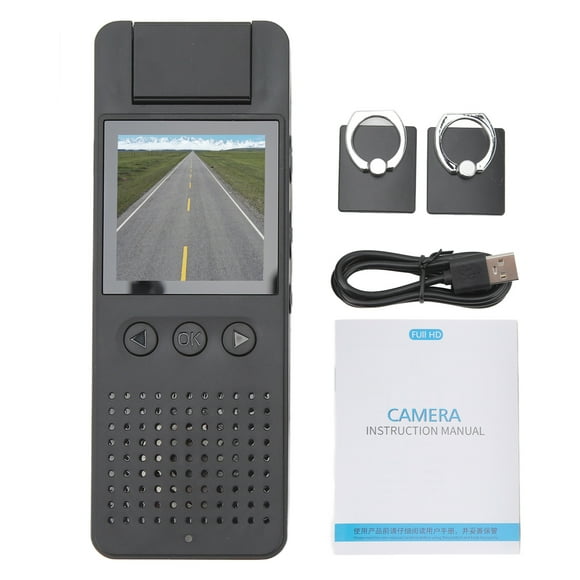 Minicámara corporal de 1,4 pulgadas, WiFi, 1080P, visión nocturna, grabación en bucle, videocámara pequeña