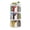 White-3 Tier, 37.8" H, variant on 2 Tier Rotating Bookshelf Tower  Spinning Bookcase Lazy Susan Revolving 360 Book Shelf Storage Round Carousel Vertical Rotate Turning Spiral Corner Organizer Black