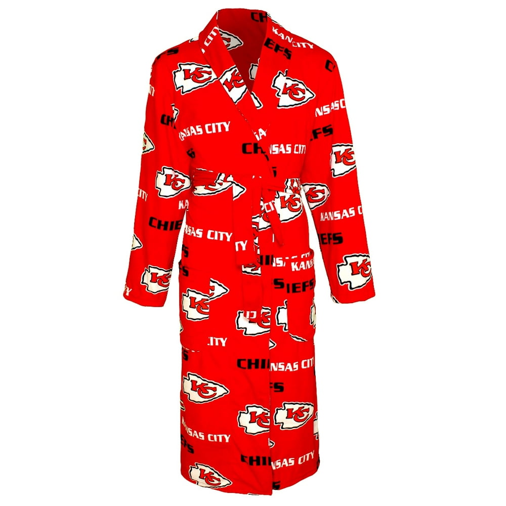 Kansas City Chiefs NFL "Facade" Men's Micro Fleece Robe