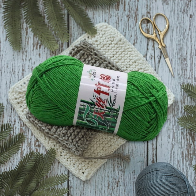 Boule de Coton Laine Fibre Fil Charbon Coton Coton Main Rapprochée Coton Lait Ligne Bébé