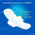 Stayfree Maxi Long Pads with Wings, Unscented, Super, 45 Ct