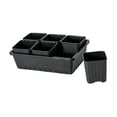 thumbnail image 2 of oshhni Planter Box Reusable Vegetable Planting Box Seedling Pot for Balcony Kitchen 6 Grid, 2 of 9