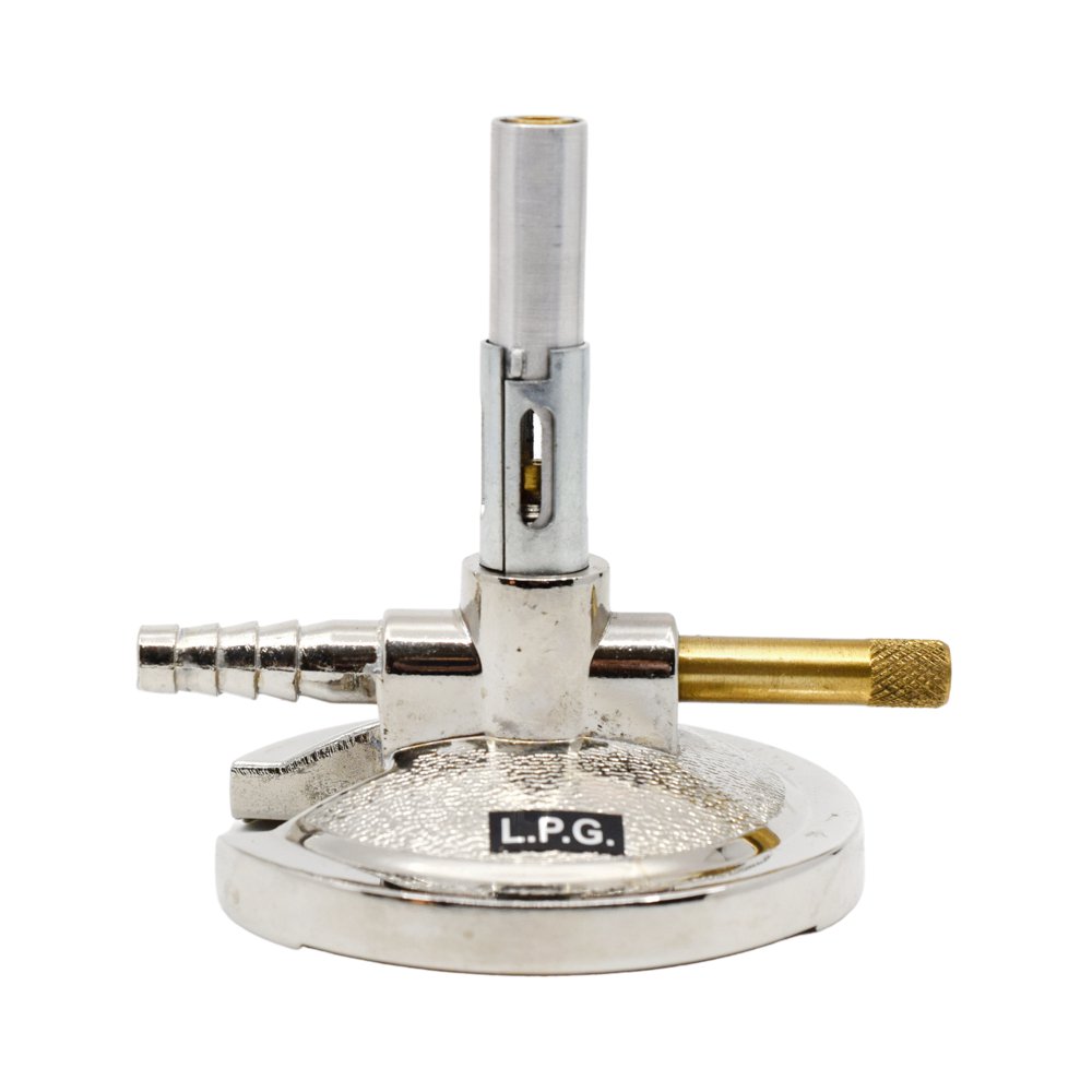 Micro Bunsen Burner, LPG Flame Stabilizer, Needle Valve Gas Flow