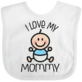 thumbnail image 3 of Inktastic I Love My Mommy Baby Boy Boys Baby Bib, 3 of 4