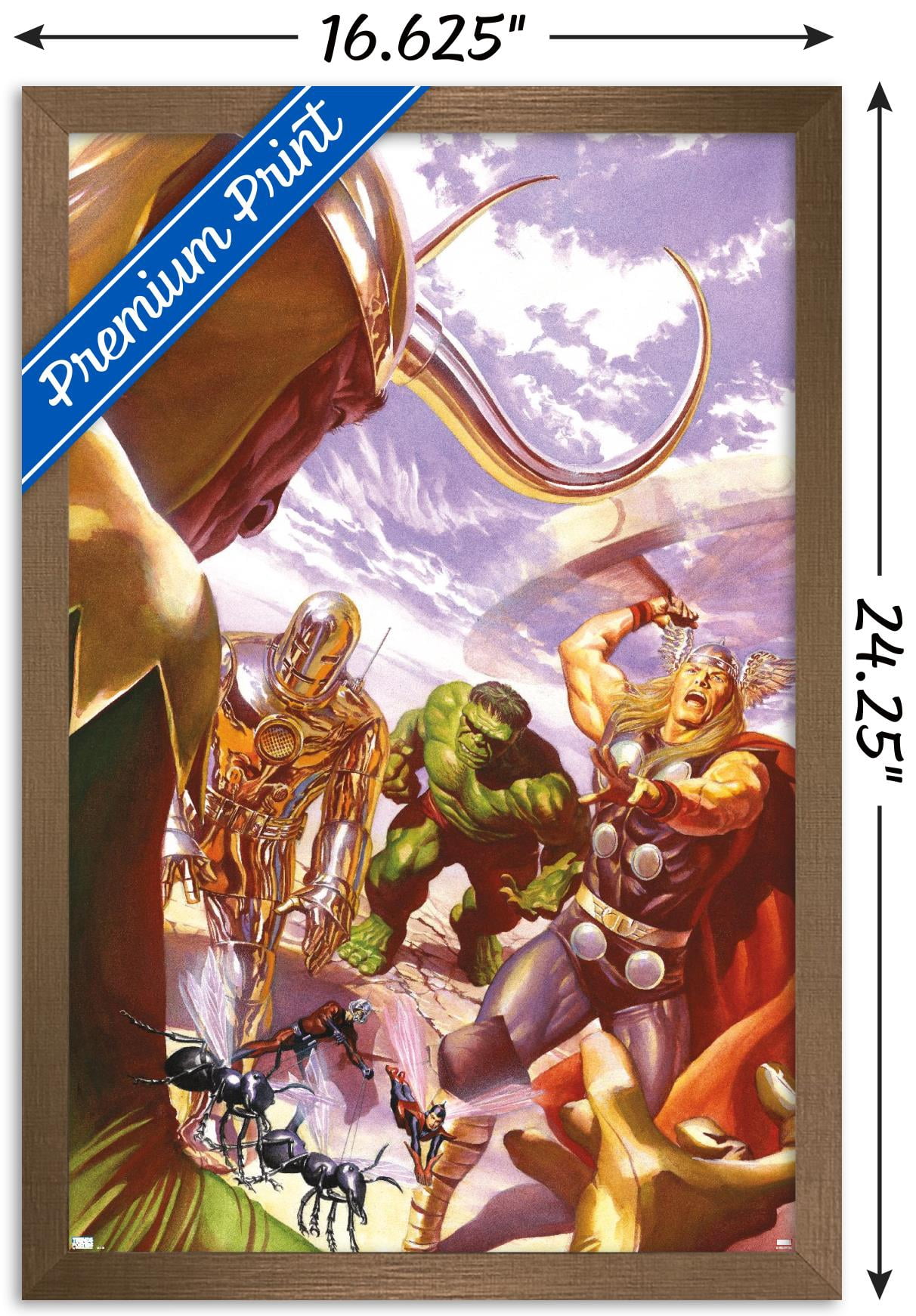 Marvel Comics - Loki - All-New, All-Different Avengers #1 Wall Poster, 14.725" x 22.375", Framed