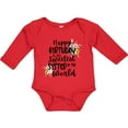 thumbnail image 3 of Inktastic Happy Birthday to the Sweetest Sister in the World Girls Long Sleeve Baby Bodysuit, 3 of 5