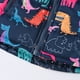 thumbnail image 4 of Gibobby Chamarra de forro polar para niños y niñasNiñas Niños Invierno Animal Animados Dinosaurio Impresiones Abrigo Con Capucha Chaqueta Espesar A De Vi(Azul, 1-2 Años), 4 of 5